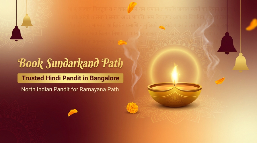 Sundarkand Path Bangalore devotional setup for Hanuman worship in HSR Layout